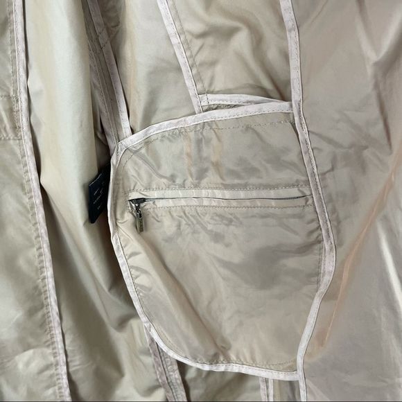 Cole Haan Tan Trench Coat size L - Picture 6 of 12
